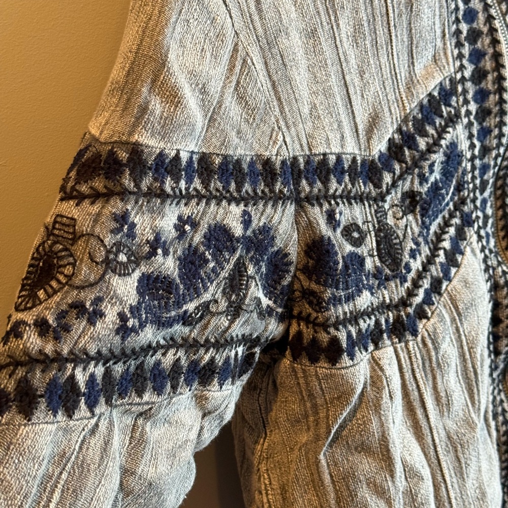 Embroidered Bomber Jacket - Picture 2 of 5
